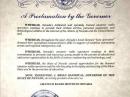 Nevada's Amateur Radio Month proclamation. [Courtesy of Nevada SM John Bigley, N7UR]